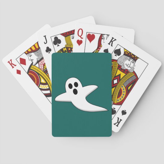 Cute Ghost Pokerkaarten (Achterkant)