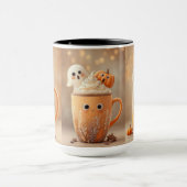 Cute Ghost Pumpkin Latte Mug (Centre)