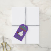 Cute Ghost Real Estate Pop by Halloween Gift Label Cadeaulabel (Met Touw)