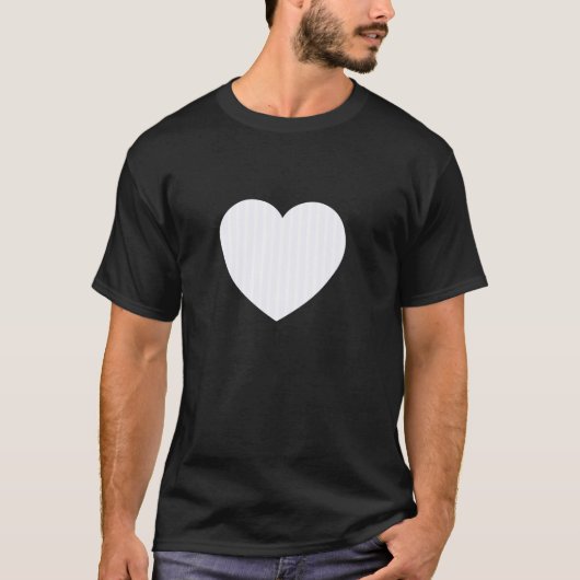 Cute Ghost White Stripes Vertical Lines Pattern Mi T-shirt (Voorkant)