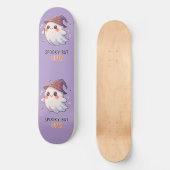 Cute Ghost Witch Halloween Spooky Cute Skateboard (Voorkant)