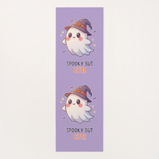 Cute Ghost Witch Halloween Spooky Cute Yogamat