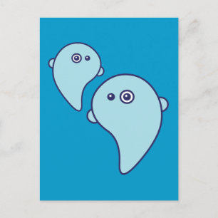 Cute Ghosts Briefkaart