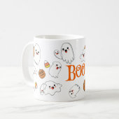 Cute Ghosts en Pumpkins Halloween Mok (Voorkant links)