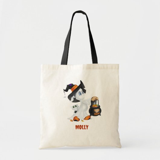 Cute Ghosts Halloween Tote Bag (Voorkant)