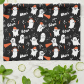 Cute Ghosts Theedoek (Gevouwen)