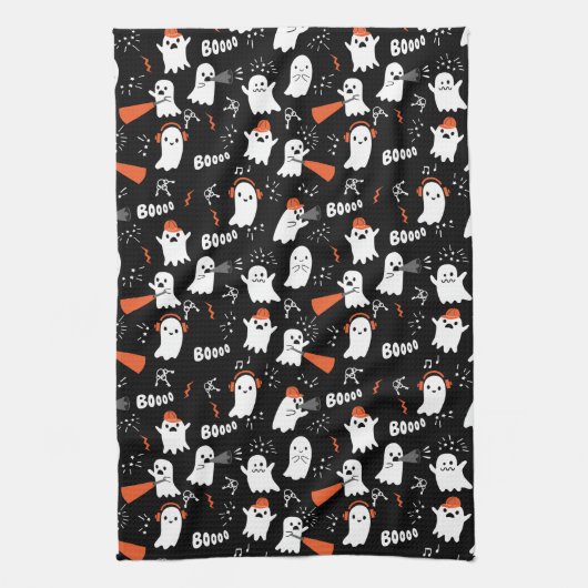 Cute Ghosts Theedoek (Verticaal)