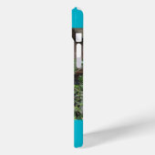 Cute Giant Panda, Blue Background, Custom Name Case-Mate iPhone Case (Achterkant / Links)