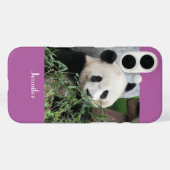 Cute Giant Panda, Orchid, Paars, Naam Case-Mate iPhone Case (Achterkant (horizontaal))
