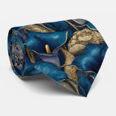 Cute Gift For Boyfriend Calla Lilies Flower Stropdas (Opgerold)