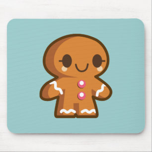 Cute Gingberbrood Man Muismat