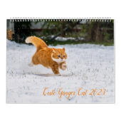 Cute Ginger Cat Calendar 2023 Kalender (Hoes)
