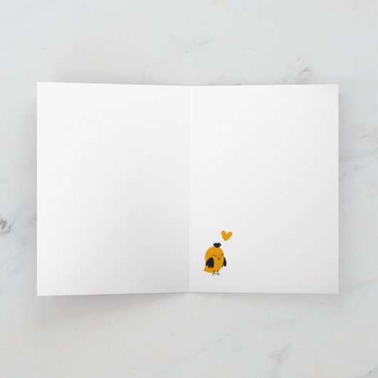 Cute Ginger Cat - Kinderen Birthday Kaart (Binnen)