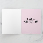 CUTE GINGER CAT KITTEN CARTES D'ANNIVERSAIRE (Intérieur)