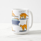Cute Ginger chat mug (Devant droit)