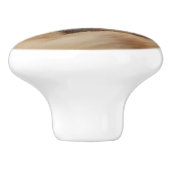 Cute Ginger Oranje Cat Dresser Knobs Keramische Knop (Zijkant)