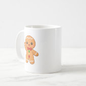 Cute Gingerbread Christmas Mug Koffiemok (Voorkant links)