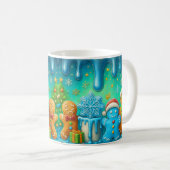 Cute Gingerbread Christmas Mug Wrap (Devant droit)