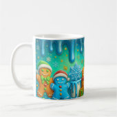 Cute Gingerbread Christmas Mug Wrap (Gauche)