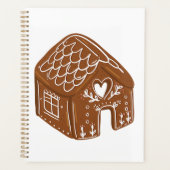 Cute Gingerbread House Holiday Cookie Planner (Voorkant)