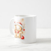 Cute Gingerbread Man Christmas Mug Wrap (Devant gauche)