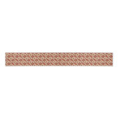 Cute Gingerbread Man Patchwork Christmas Grosgrain Lint (Voorkant)
