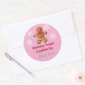 Cute Gingerbread Man Sweets Cookies Gift Labels (Envelop)