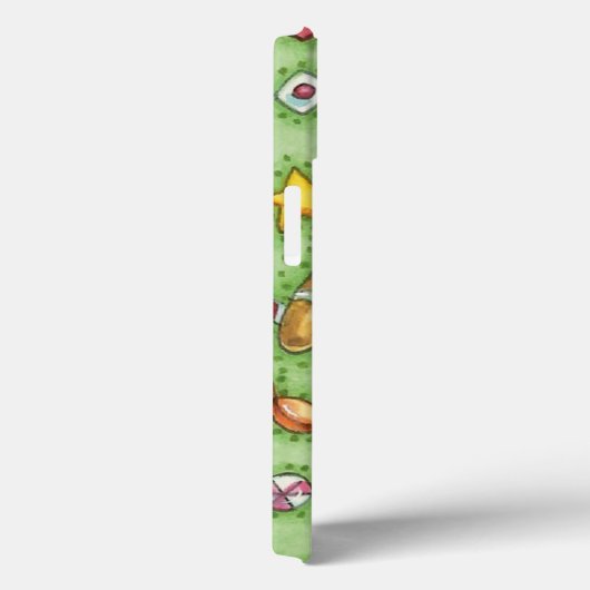 Cute Gingerbrood Man Bbladerhorn, kerstSnoep Case-Mate iPhone Case (Achterkant / Rechts)
