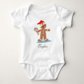 Cute Gingerbrood Man Joy Romper (Voorkant)
