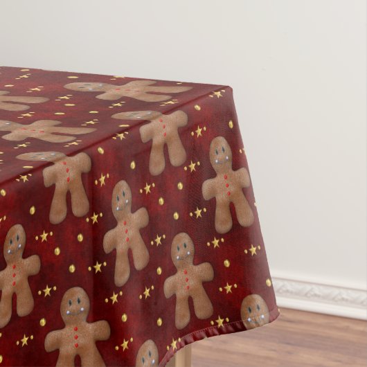 Cute Gingerbrood voor kerstmis Tafelkleed (Voorbeeld)