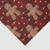 Cute Gingerbrood voor kerstmis Tissuepapier (Detail)