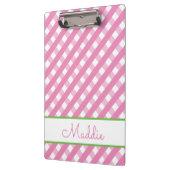 Cute Gingham Personalized klembord (Links)