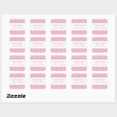 Cute Gingham Return Address Labels (Vel)