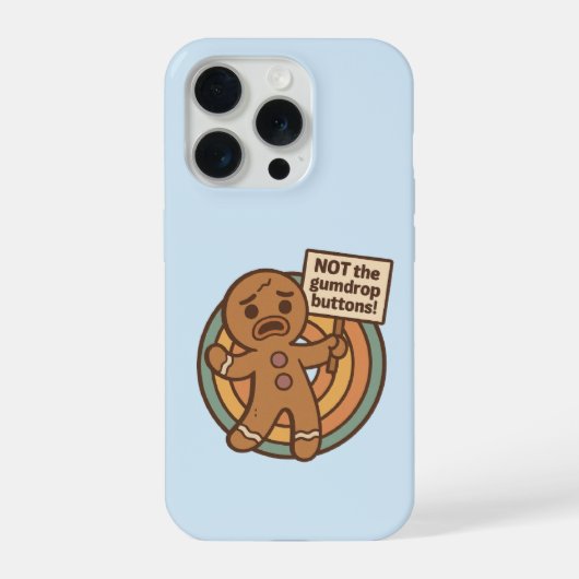 Cute Gingy Gingerbread Phone Case Christmas Gift (Verso)