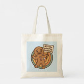 Cute Gingy Gingerbread Tote Bag for Christmas (Dos)