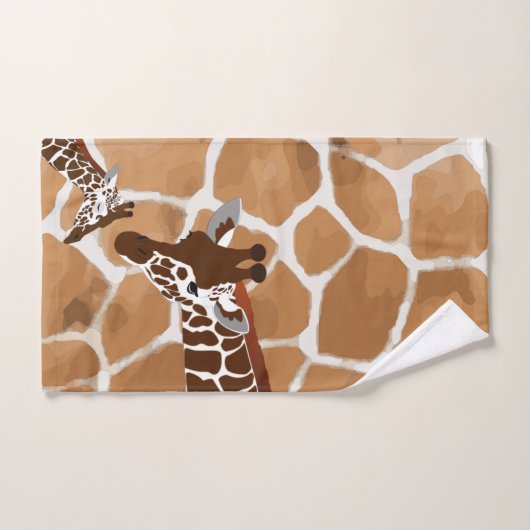 Cute Giraffe (Serviette à main)
