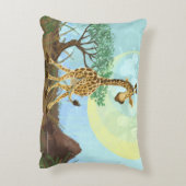 Cute Giraffe Accent Kussen (Achterkant (Verticaal))