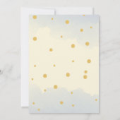 Cute Giraffe Anniversaire de fête Invitation pour (Dos)