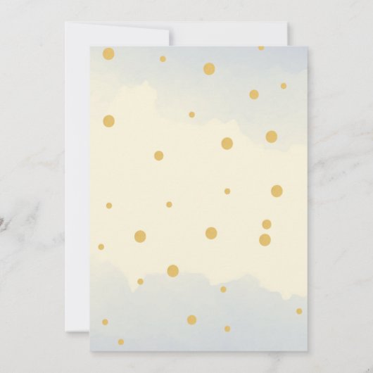 Cute Giraffe Anniversaire de fête Invitation pour  (Dos)