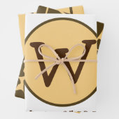 Cute Giraffe Baby shower Gift Wrapping Paper Set (In situ)