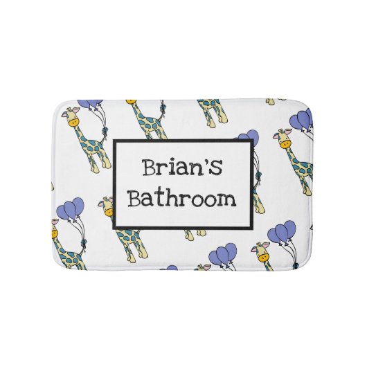 Cute Giraffe Badmat (Voorkant)