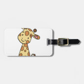 CUTE GIRAFFE BAGAGELABEL (Voorkant horizontaal)