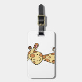CUTE GIRAFFE BAGAGELABEL (Voorkant verticaal)