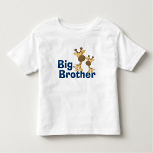Cute Giraffe Big Brother Kinder Shirts
