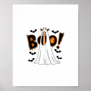 Cute Giraffe Boo Halloween Kostuum Dierentuin Lief Poster