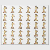 CUTE GIRAFFE CADEAUPAPIER (Vlak)