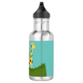 Cute Giraffe Colorful Cartoon Personalised Waterfles (Rechts)