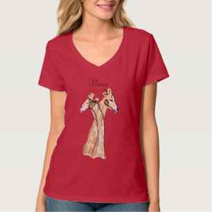 Cute Giraffe Couple Thunder_Cove T-shirt