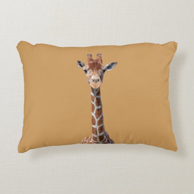 Cute giraffe decoratief kussen (Voorkant)