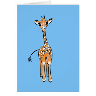 Cute Giraffe drawing, safari animals
